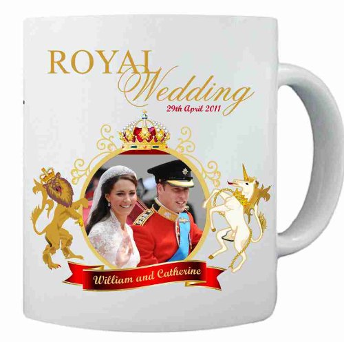 Best Price HRH Prince William and Catherine (Kate) Middleton Royal Wedding **Licensed** Commemorative Coffee Mug Cup - 29th April 2011 - #6w Ideal gift as a Collectors Item *Limited Edition*- Affordable Gift for your loved one! (DIS-RC-#6)