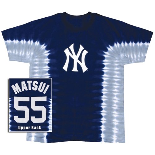 New York Yankees - Hideki Matsui #55 Tie Dye T-Shirt - Large