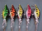 5 Custom Shad Bass Fishing Lures-Plug-Crankbaits- Set M5C Search the term rockcreeklures to see our entire line here on Amazon.
