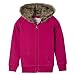 Girls' Mossimo Supply Co. Fux Fur Trim Hoodies - Berry