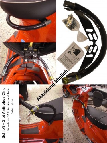 Schloß Antirobos für Roller Piaggio Vespa LX 50 ccm