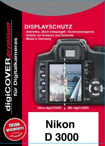 digiCOVER Premium Schutzfolie f&uuml;r Nikon D3000 Preisvergleich