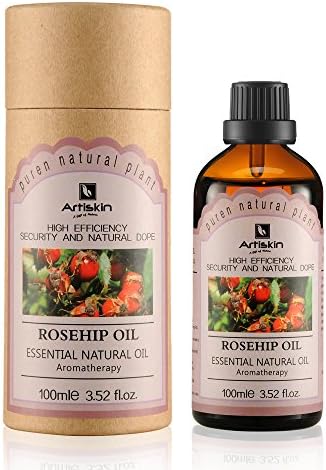 Rosehip Oil - 100% Pure Cold Pressed Certified Organic 3.52fl. oz. - BEST Moisturizer to heal Dry Skin &amp; Fine Lines - Virgin Rose Hip Seed Oil For Face and Skin