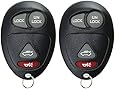KeylessOption Keyless Entry Remote Control Car Key Fob Replacement for L2C0007T (Pack of 2)