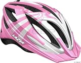Lazer Skoot Youth Helmet with Visor; Pink/White
