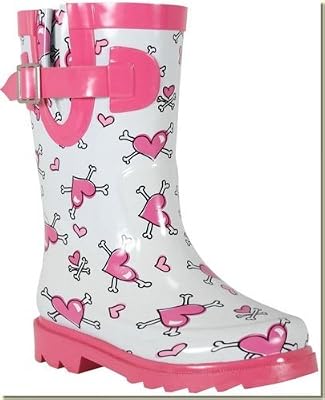 Chooka - Kid's Heart Bones Rain Boots