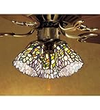 IMAGE OF 4 Inch W Wisteria Fanlite Shade Ceiling Fixture