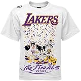 Los Angeles Lakers 2010 NBA Finals Champs Championship Disney Confetti Parade T-shirt
