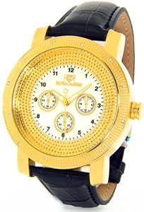 ens Genuine Diamond Watch Oversized Gold C