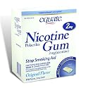 Equate - Nicotine Gum Polacrilex 2 mg, Stop Smoking Aid, Original Flavor, 170 Pieces