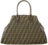 Fendi - Fendi Tobacco Zucca Canvas De Jour Grande Handbag 8BN158-TGX-F0ET6
