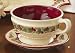 Grasslands Road Deck the Halls Holly Leaf Grande Teacup and Saucer, Gift Boxed