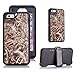 iPhone 6s Holster Case, Harsel® Heavy Duty Tree Camo Shockproof Scratch Resistant Hybrid Military w/ Belt Clip Built-in Screen Protector Case for iPhone 6s / iPhone 6 - Wheat Black