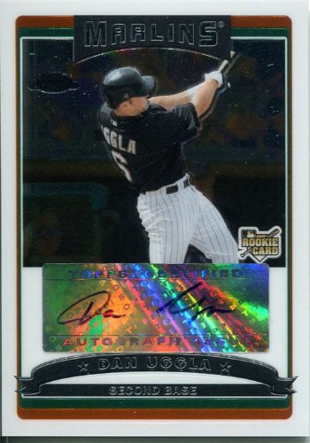 Dan Uggla Autographed/Hand Signed 2006 Topps Rookie Card