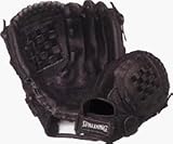 11 Spalding Black Baseball Glove (Worn on Left Hand) (Set of 2)