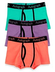 3 Pack Autograph Cotton Rich Assorted Trunks