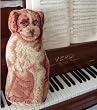 Gorgeous Wool Needlepoint Dog Decorative Pillow