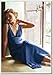 Attraktives Abendkleid Cocktailkleid Blau (501)