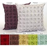 Designer Collection Gerard 18-inch Geometric Pillow - Aqua