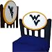 Fan Creations West Virginia Mountaineers Black Headboard Full Size