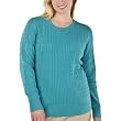 Merona&reg; Plus Crew Neck Cable Sweater - Blue