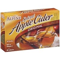 Alpine Spiced Cider Apple Flavor Drink Mix, 10-Count, 7.4-Ounce Boxes (Pack of 12)