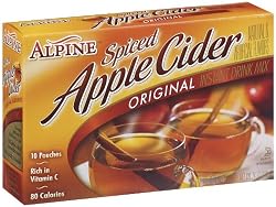 Alpine Spiced Cider Apple Flavor Drink Mix, 10-Count, 7.4-Ounce Boxes (Pack of 12)