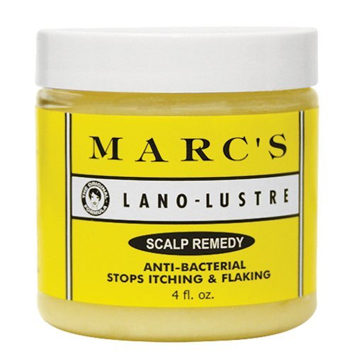 Marc's Lano-Lustre Scalp Remedy, Anti-Bacterial Stops Itching & Flaking 4oz