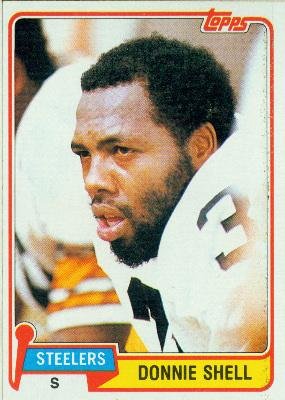 1981 Topps #90 Donnie Shell - Pittsburgh Steelers (Football Cards)