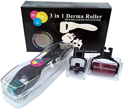 Thres 3 in 1 Beauty Kit(0.25+0.5+1.0mm), Best for Acne, Scars, Wrinkles, Eye bags, Eye lines