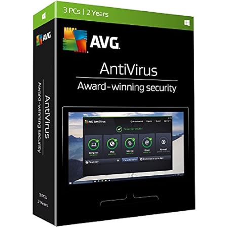 AVG  Antivirus, 3 PCs, 2 Years