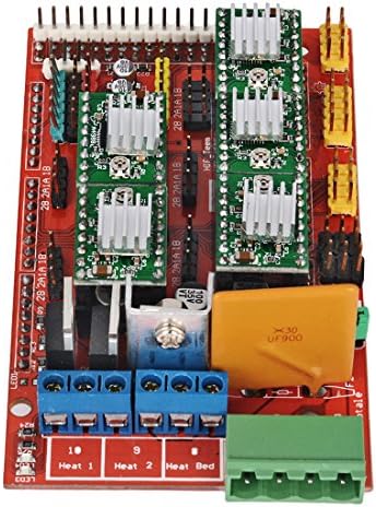 Caschus® 3D Printer Kit RAMPS 1.4 Control Board + 5PCS A4988 Driver With Heat Sink Pololu RepRap