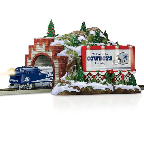 Train Accessory: NFL Dallas Cowboys Christmas Mountain Tunnel by Hawthorne Village