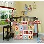 Boutique Brand New GEENNY Alphabet Land 13PCS CRIB BEDDING SET