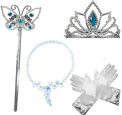 Princess Cinderella Dress up Party 4-Piece Accessories Gift Set