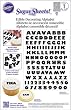 Wilton Black and White Alphabet Sugar Sheet