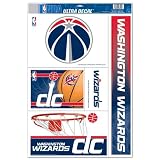 Washington Wizards Official 11"x17" sheet NBA Car Window Cling Decal