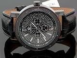 Super Techno Mens Diamond Watch 0.10ct