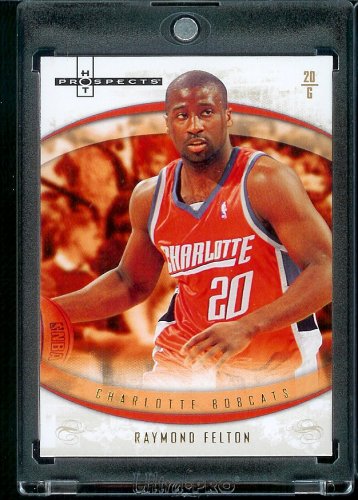 2007-08 Fleer Hot Prospects # 54 Raymond Felton Charlotte Bobcats Basketball Card