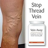 VEIN AWAY CAPILLARY & BLOOD VESSEL RECOVERY PILLS STOP VARICOSE VEINS CLEAR SKIN