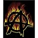 Flaming Anarchy - Decal - Sticker