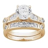 Personalized Gold Over Sterling Silver 8mm Engagement Band & Wedding Ring - Wedding Gifts