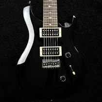 PRS SE Custom 24 7-String Electric Guitar - Black with Gigbag