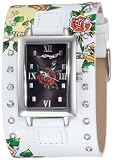 Ed Hardy Women's TT-WSK Temptress White Stainless Steel 316L Watch