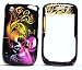 Black with Yellow Pink and Orange Solar Butterfly Blackberry 8520 8530 Curve Snap on Cell Phone Case