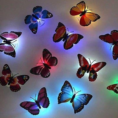 1pc Pretty LED Butterfly Night Light Home Decoration Lamp Wedding Christmas Gift