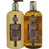 Shea Butter Greenscape Somerset Organic Deeply Moisturizing Body Lotion and Shower Gel Combo