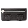 Women's Saskia Black Leather Wallet: Black Wallet
