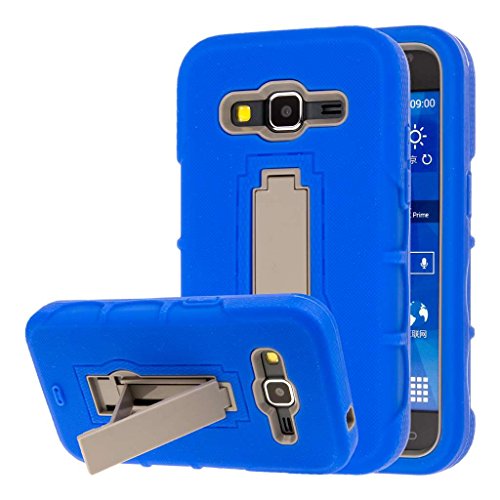 Samsung Galaxy Prevail LTE / Galaxy Core Prime Phone Case (G360), MPERO IMPACT XS Series Kickstand Case - Blue