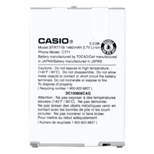 OEM Verizon Casio G'zone Commando C771 Standard Battery BTR771B